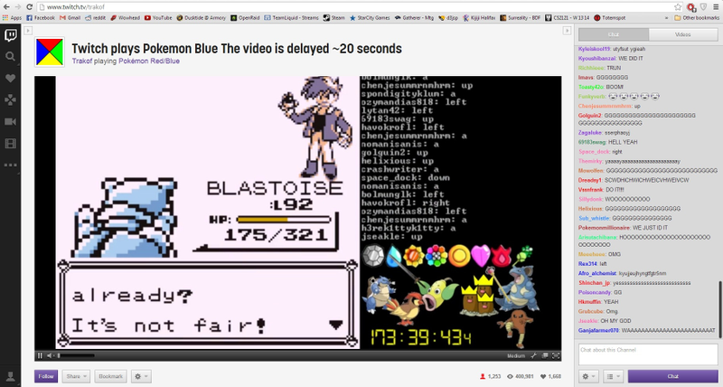 Illustration for article titled Twitch Plays Pokémon BLUE is Victorious!